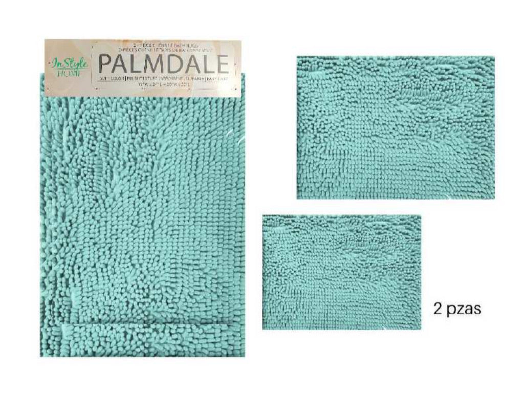 Palmdale 2pc Chenille Bath Rug