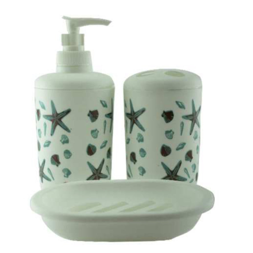 Pacific Club 3 PCS Plastic Bath Set