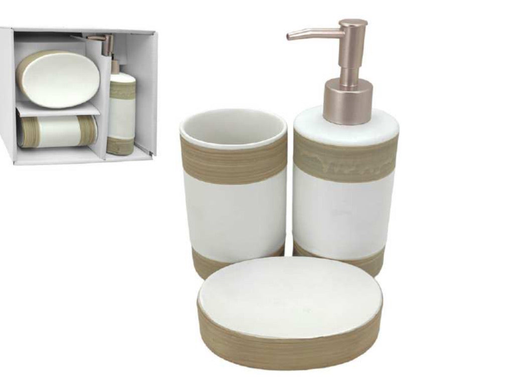 Pacific Club 3 pcs Ceramic Bathroom Set