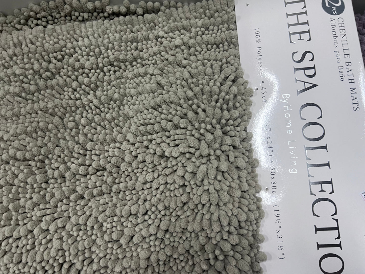 Chenille Bath Mats- The SPA Collection by Home Living