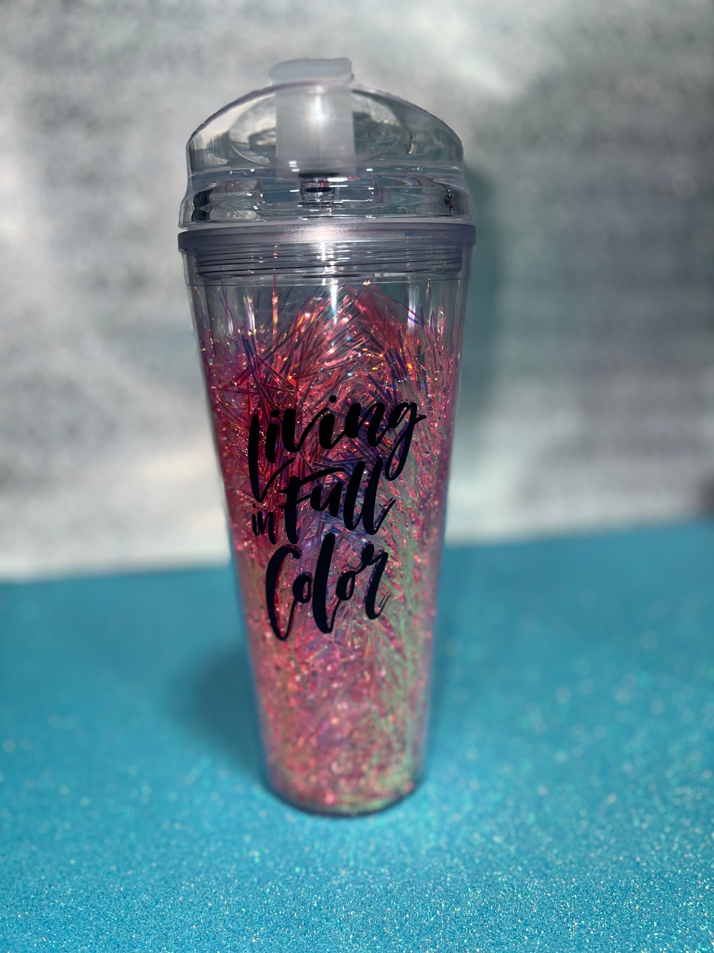 Shiny Cup w/ Straw