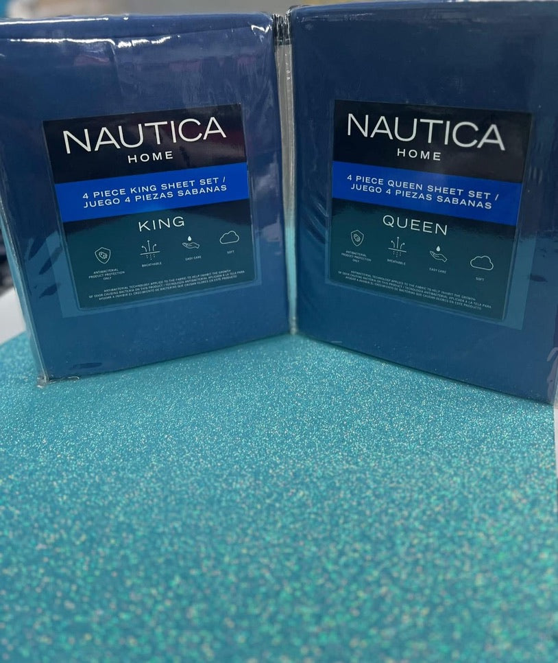 Nautica 4pc King Sheet Set