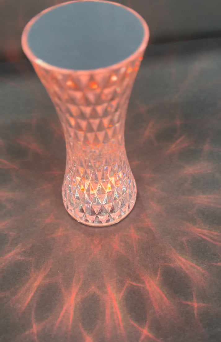 Rose Diamond Multicolour Table Lamp - Small