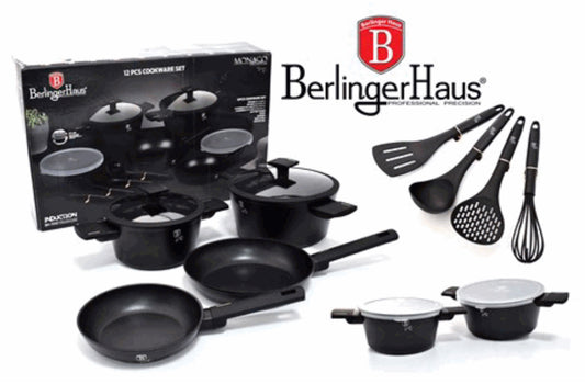 BerlingerHaus 12-pc Cookware Set