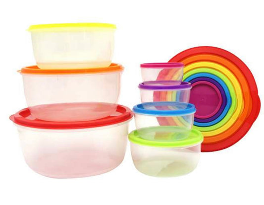Windrose 7pc Food Container - Circular