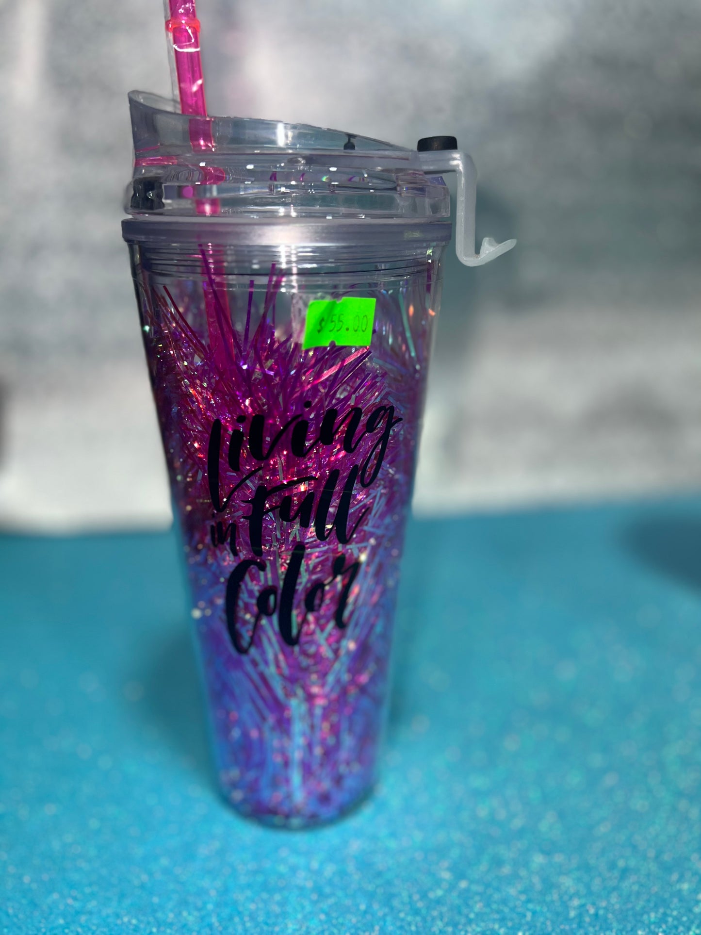 Shiny Cup w/ Straw