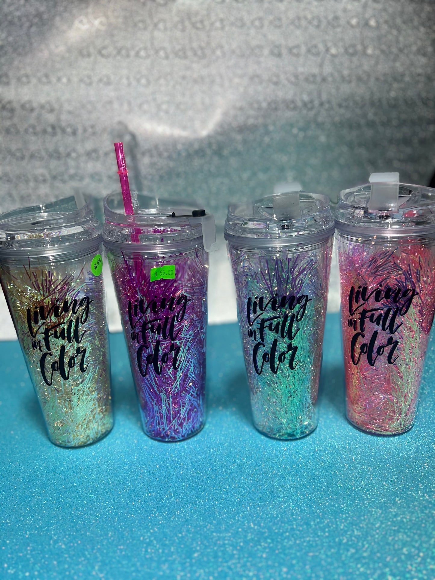 Shiny Cup w/ Straw