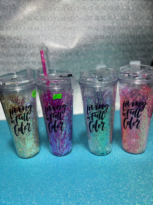Shiny Cup w/ Straw