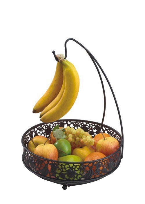 Kennedy Country Home Fruit Basket - Black