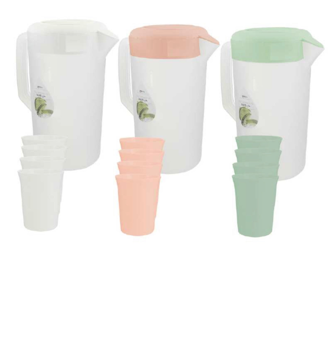 5pc Plastic Water Jug 3000cc