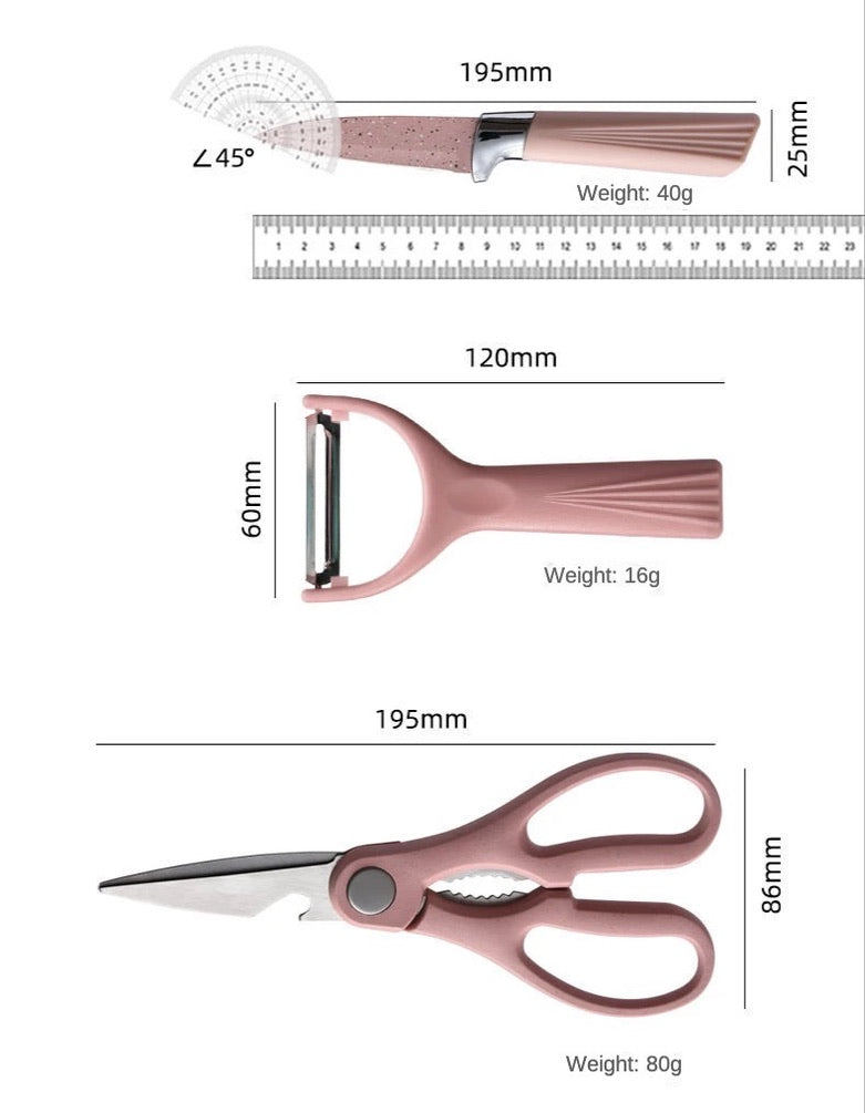 EasyRich Knife Set 6pc