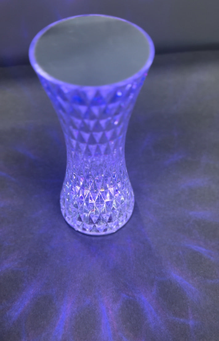 Rose Diamond Multicolour Table Lamp - Small