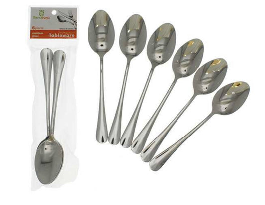 Stainless Steel 6pc Spoon Set