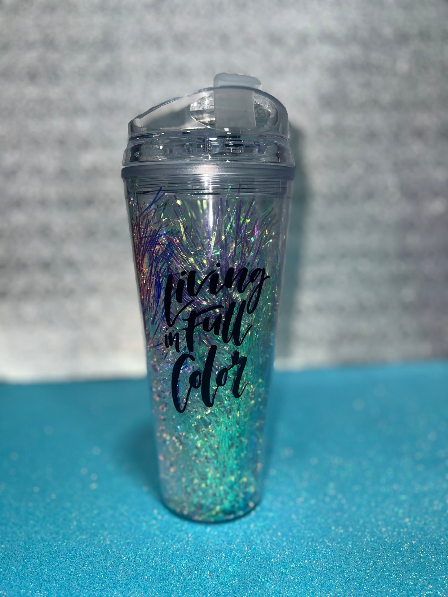 Shiny Cup w/ Straw