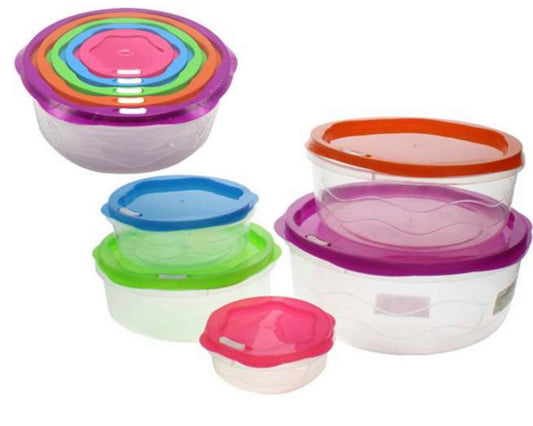 Windrose 5pc Food Container - Circular