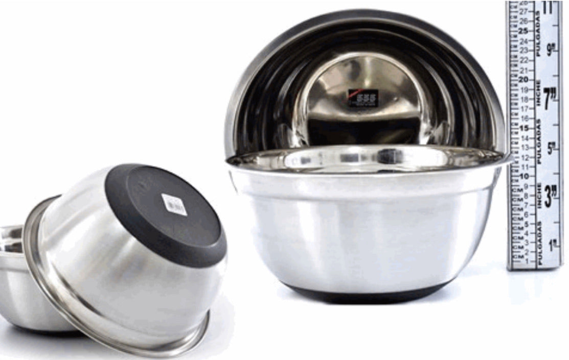555 Anti-Skid silver Bowl - 28cm