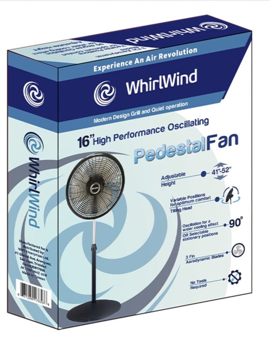Whirlwind Pedistal Fan 16"