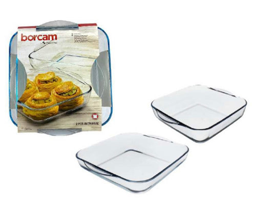 Borcam Square Ovenware 2pc