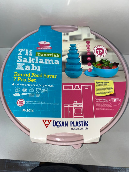Round Food Saver 7pc Set
