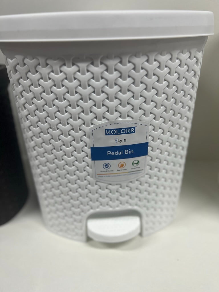 Kolorr Style Pedal Bin - White