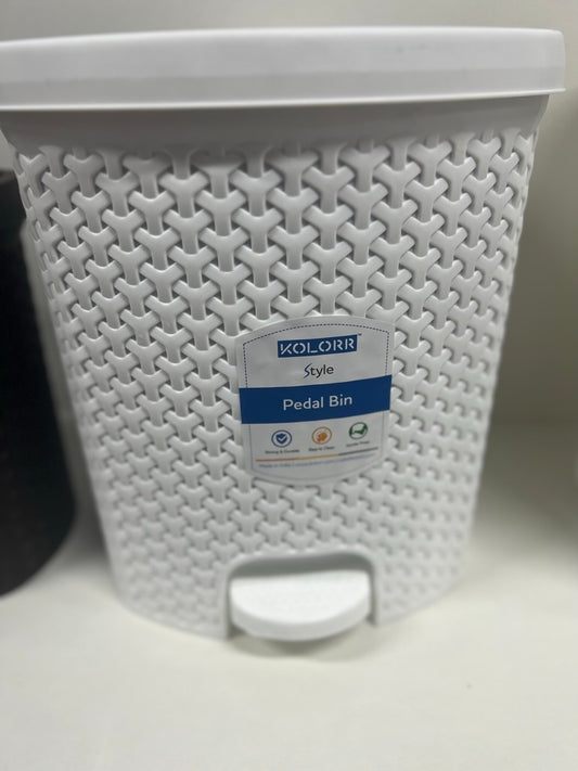 Kolorr Style Pedal Bin - White