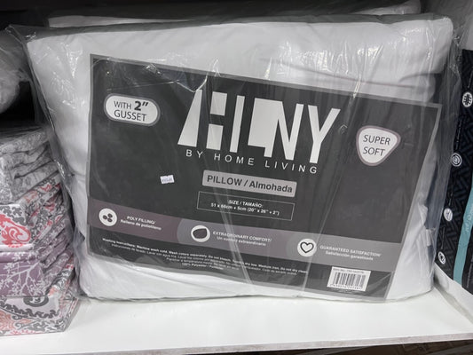 HLNY Home Living Pillow w/ 2" Gusset