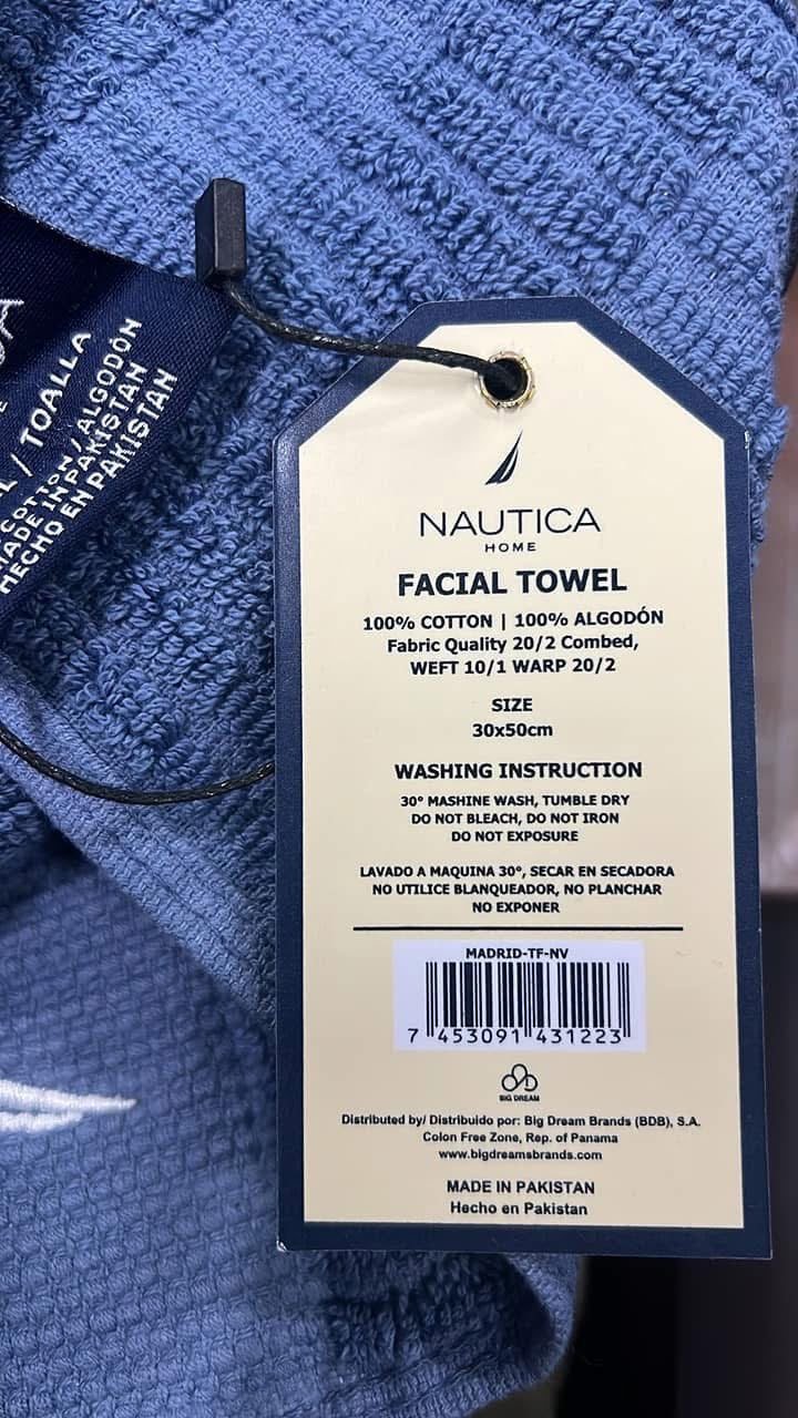 Nautica Home Facial Towel